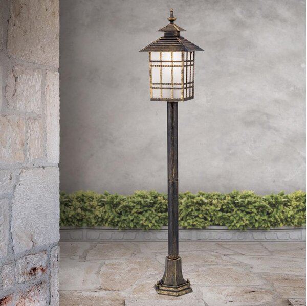 Orion AL 11-1117/1 - Lampada da esterno KIKO 1xE27/11W/230V IP44 bronzo/patina