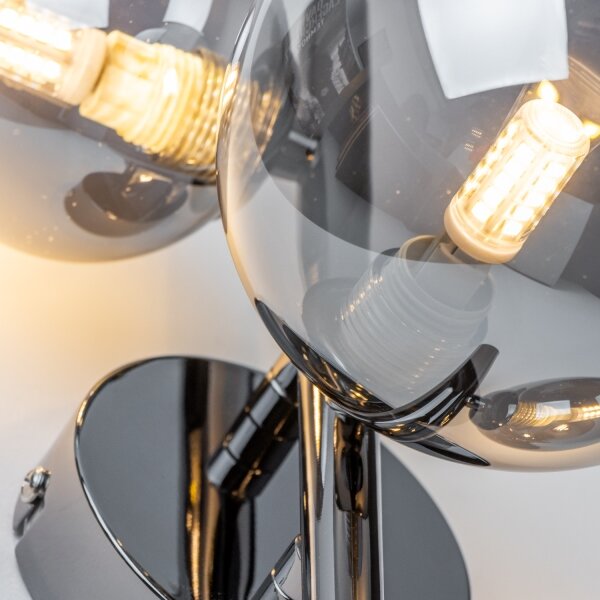 Brilagi - Lampada da parete LED MILLA 3xG9/3W/230V nero cromato/fumé