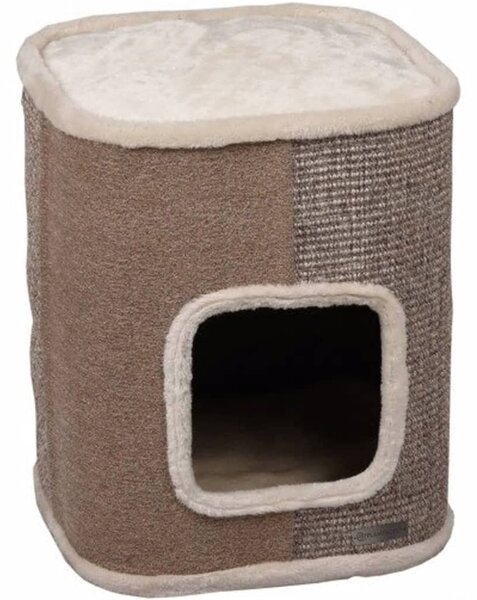 FLAMINGO Fusto tiragraffi 2 in 1 George S 40x40x49 cm Beige