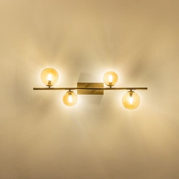 Brilagi - Lampadario a plafone LED MILLA 4xG9/3W/230V oro