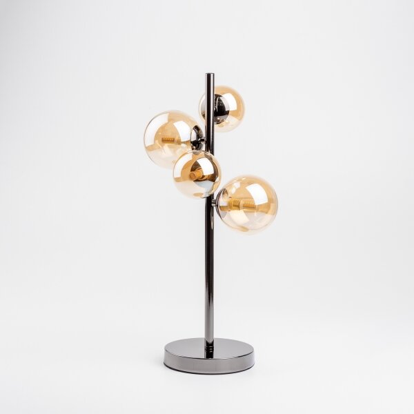 Brilagi - Lampada da tavolo LED MILLA 4xG9/3W/230V nero cromato/oro