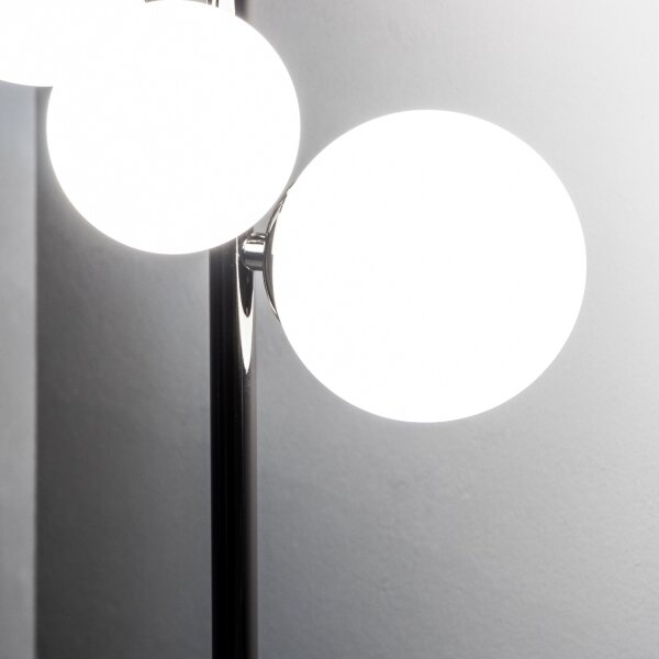 Brilagi - Lampada da tavolo LED MILLA 4xG9/3W/230V nero cromato/bianco