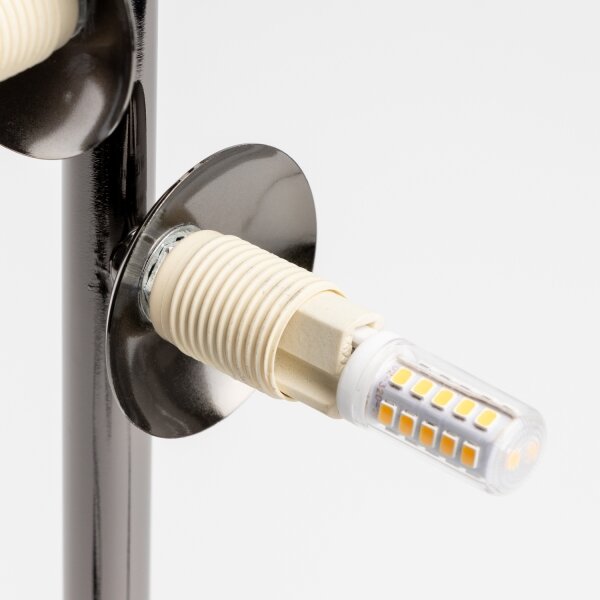 Brilagi - Lampada da tavolo LED MILLA 4xG9/3W/230V nero cromato/oro