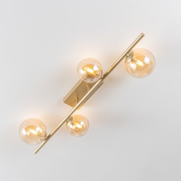 Brilagi - Lampadario a plafone LED MILLA 4xG9/3W/230V oro
