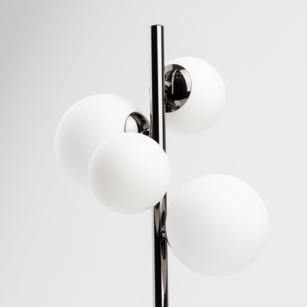 Brilagi - Lampada da tavolo LED MILLA 4xG9/3W/230V nero cromato/bianco