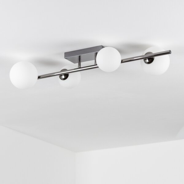 Brilagi - Plafoniera LED MILLA 4xG9/3W/230V nero cromato/bianco