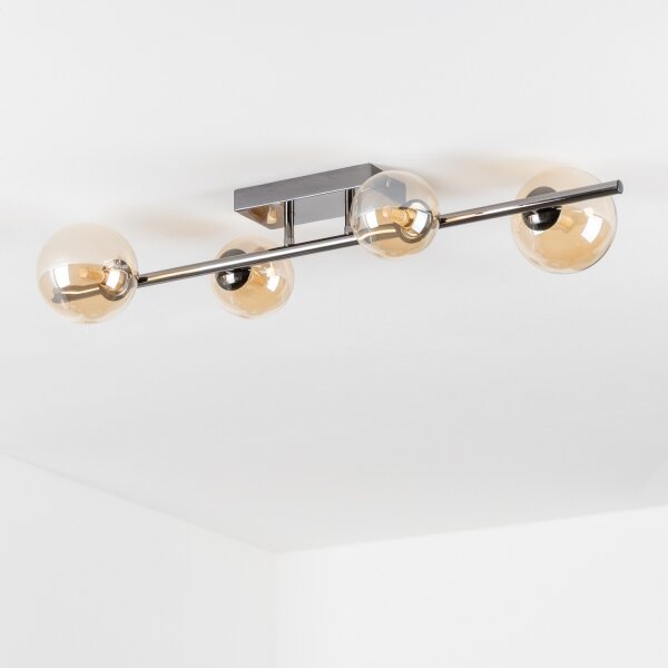 Brilagi - Plafoniera LED MILLA 4xG9/3W/230V nero cromato/oro