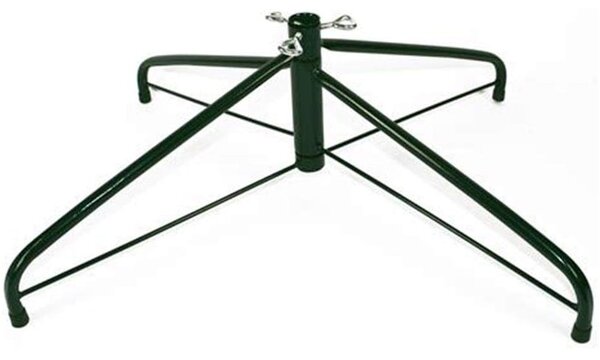 Base Albero di Natale a Pacco Regalo 41 cm con Supporto Universale 22 mm in Metallo