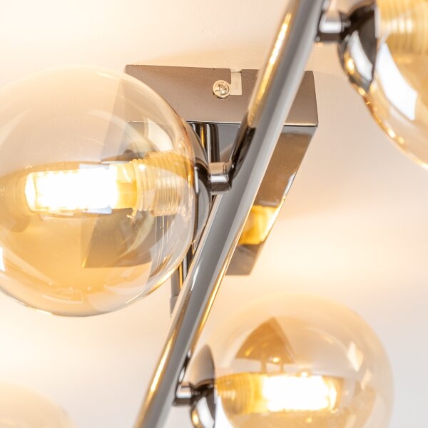 Brilagi - Plafoniera LED MILLA 4xG9/3W/230V nero cromato/oro
