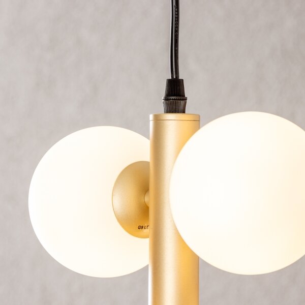 Brilagi - Lampadario LED a sospensione con filo MILLA 6xG9/3W/230V oro/bianco