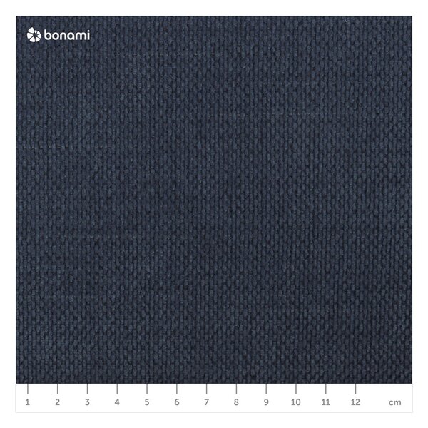 Letto matrimoniale imbottito in blu scuro con contenitore con rete inclusa 180x200 cm Lupine – Micadoni