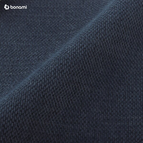 Letto matrimoniale imbottito in blu scuro con contenitore con rete inclusa 180x200 cm Lupine – Micadoni