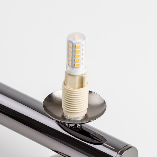Brilagi - Lampadario LED sospeso su cavo MILLA 6xG9/3W/230V nero cromato/oro