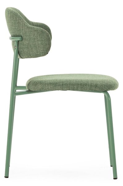 Sedie da pranzo in set verdi 4 pz Adriel – Marckeric