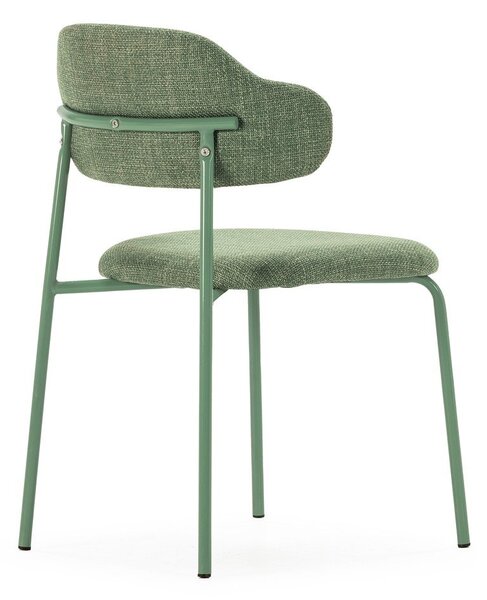 Sedie da pranzo in set verdi 4 pz Adriel – Marckeric