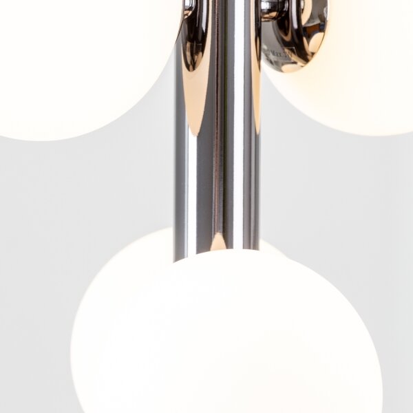 Brilagi - Lampadario LED a sospensione MILLA 6xG9/3W/230V cromo nero/bianco