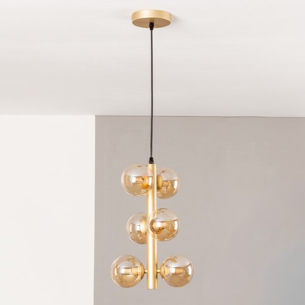 Brilagi - Lampadario LED a sospensione con filo MILLA 6xG9/3W/230V oro