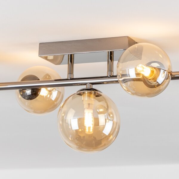 Brilagi - Plafoniera LED MILLA 7xG9/3W/230V nero cromato/oro