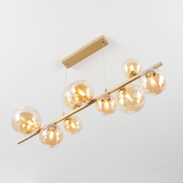 Brilagi - Lampadario LED a sospensione con filo MILLA 10xG9/3W/230V oro