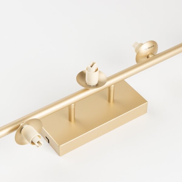 Brilagi - Lampadario a plafone LED MILLA 7xG9/3W/230V oro/bianco