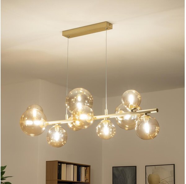 Brilagi - Lampadario LED a sospensione con filo MILLA 10xG9/3W/230V oro