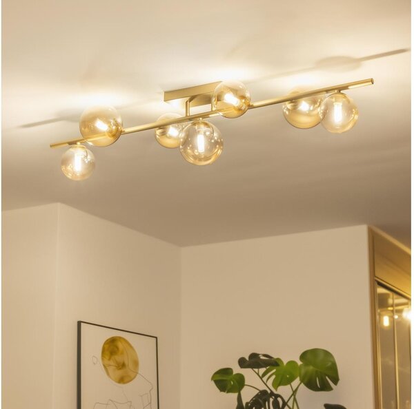 Brilagi - Lampadario a plafone LED MILLA 7xG9/3W/230V oro