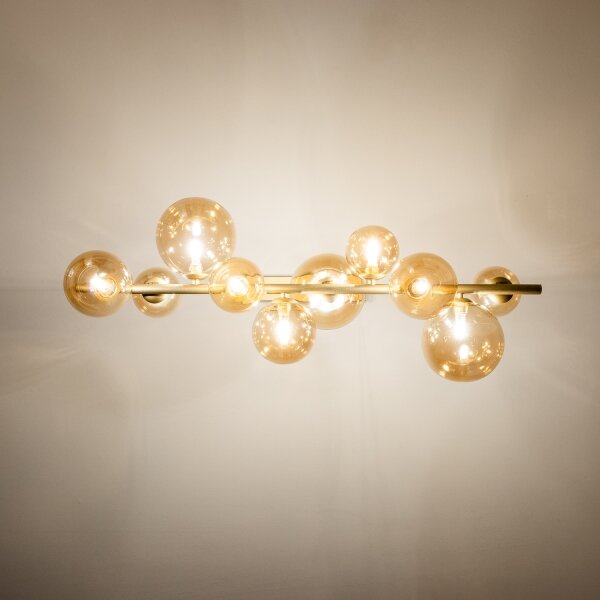 Brilagi - Lampadario LED a sospensione con filo MILLA 10xG9/3W/230V oro