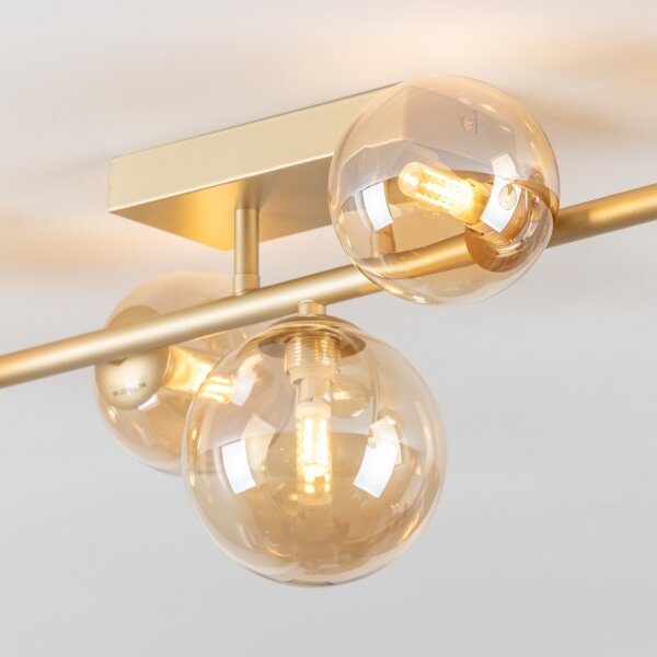 Brilagi - Lampadario a plafone LED MILLA 7xG9/3W/230V oro