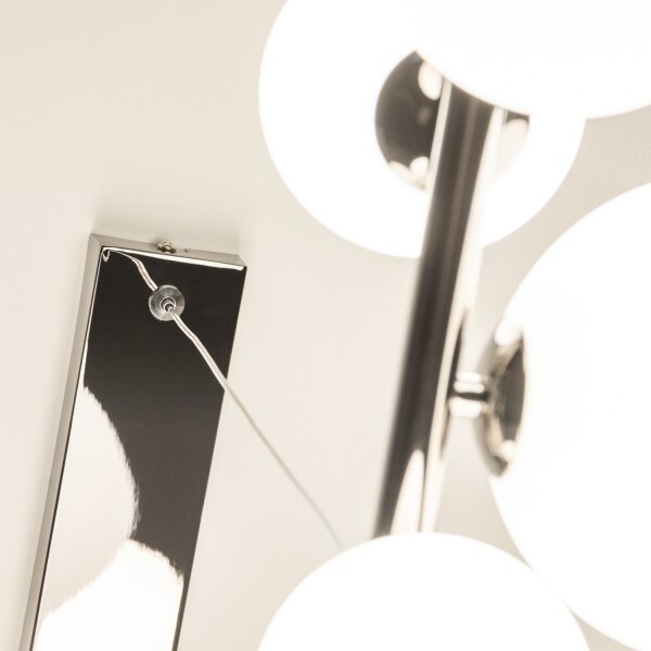 Brilagi - Lampadario LED a cavo MILLA 10xG9/3W/230V nero cromato/bianco