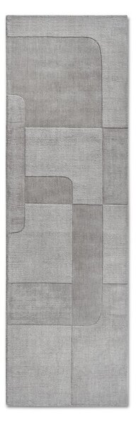 Passatoia grigia in lana tessuta a mano 80x250 cm Charlotte - Villeroy&Boch