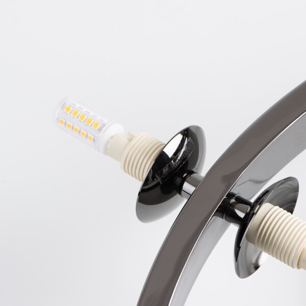 Brilagi - Lampadario LED su cavo MILLA 15xG9/3W/230V nero cromato/oro