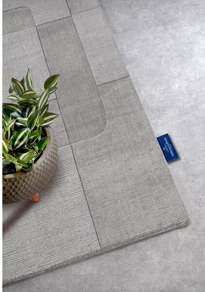 Passatoia grigia in lana tessuta a mano 80x250 cm Charlotte - Villeroy&Boch