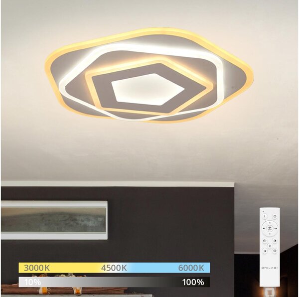 Brilagi - Plafoniera LED MODERN MINI LED/53W/230V 3000-6000K + telecomando