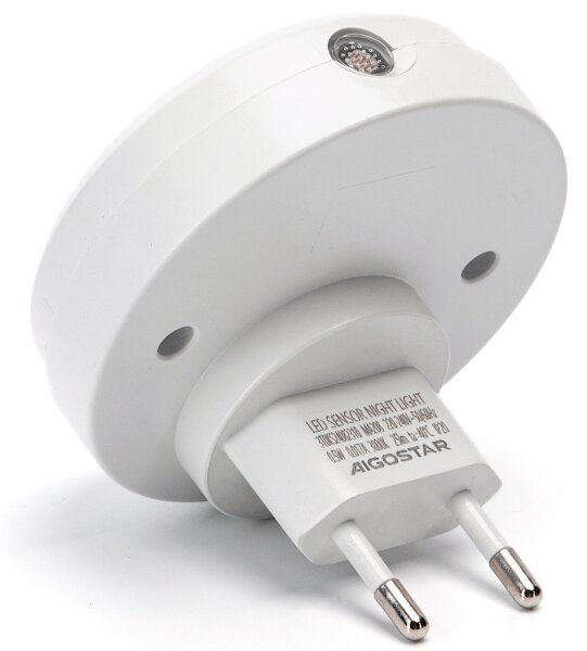 Aigostar - Lampada notturna LED con sensore LED/0,5W/230V 3000K