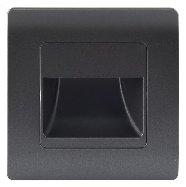 Emithor 70438 - Illuminazione LED scale STEP LIGHT LED/1W/230V 4000K nero