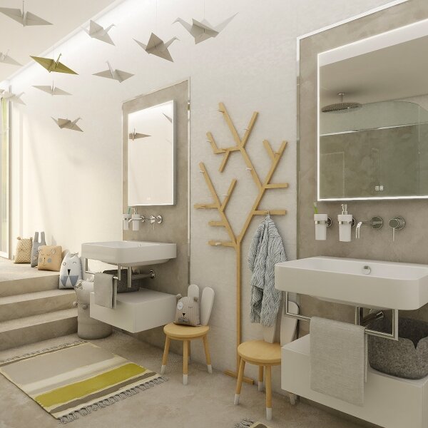 NIMCO ZP 13001VX - Specchio da bagno retroilluminato a LED 3000-6500K 70x50 cm IP44