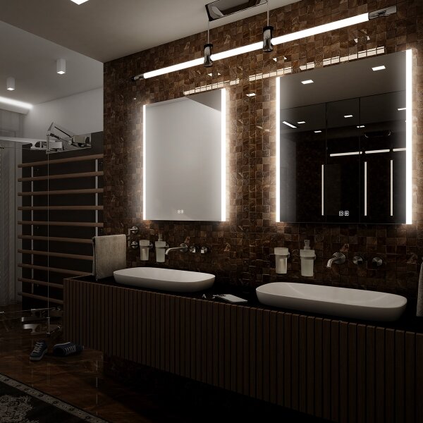 NIMCO ZP 11001VX - Specchio da bagno LED retroilluminato 3000-6500K 70x50 cm IP44