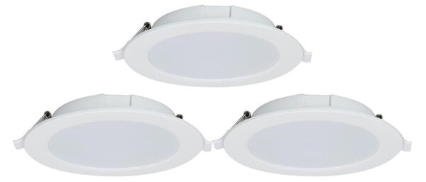 Aigostar-SET 3x Lampada da incasso LED dimmerabile MESH 9W/230V 2700K-6500K diametro 14,5 cm
