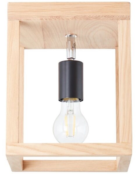 Brilliant - Plafoniera NEREA 1xE27/15W/230V quercia