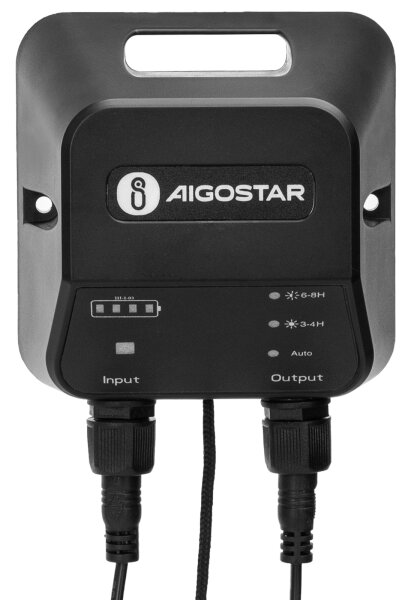 Aigostar - Lampadario solare LED 2xLED/70W/12V 12000 mAh 6500K diametro 23,5 cm