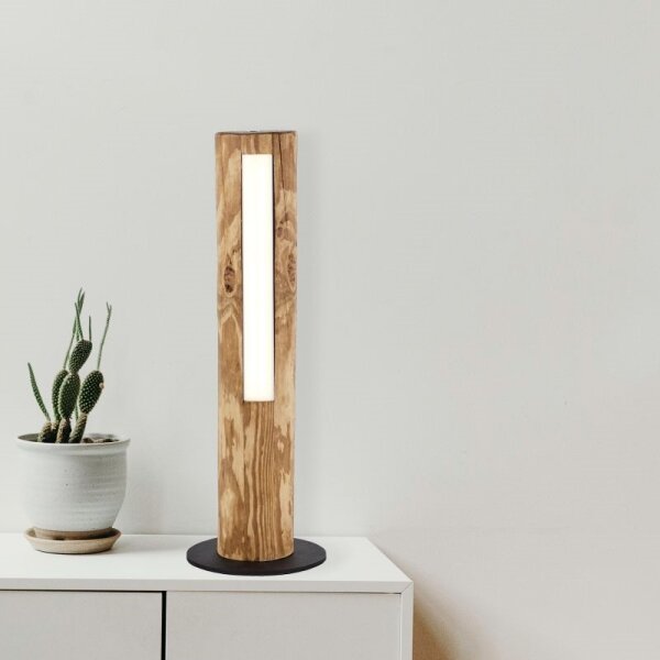Brilliant - Lampada da tavolo LED dimmerabile con funzione Touch ODUN LED/8W/230V pino