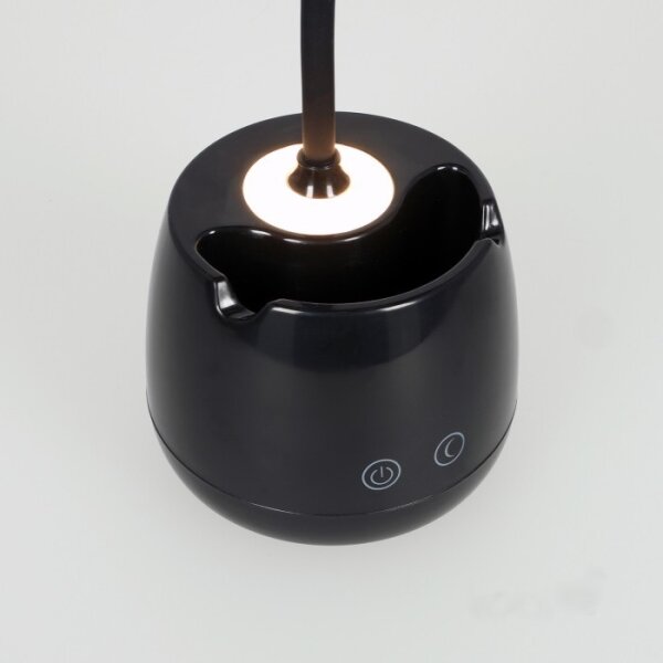 Lampada da tavolo flessibile ricaricabile a LED dimmerabile LUSIA LED/5W/5V 3000/4000K 1200 mAh nero