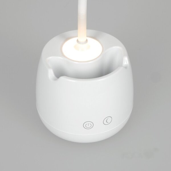 Lampada da tavolo flessibile ricaricabile a LED dimmerabile LUSIA LED/5W/5V 3000/4000K 1200 mAh bianco