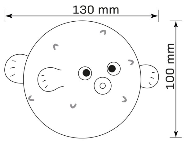 Lampada a LED RGBW dimmerabile per bambini HELA LED/1W/5V USB 1200 mAh rosa