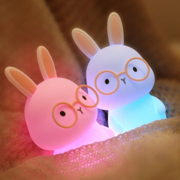 Lampada a LED RGBW Dimmerabile per bambini FLORKA LED/1W/5V USB 1200 mAh rosa
