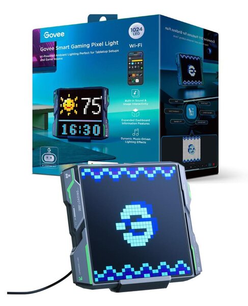 Govee - Pixel Lampada 1024 Pannello LED Matter LED/12W/12V Wi-Fi