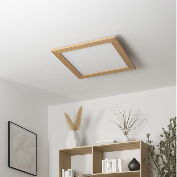 Eglo 75643 - Lampada LED da soffitto CALEMAR LED/19W/230V 4000K 43,7 cm rovere
