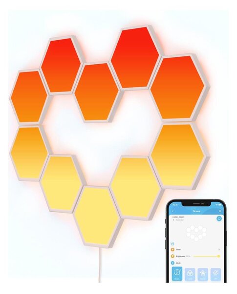 Govee - Pannello LED RGB dimmerabile 36W 230V Wi-Fi