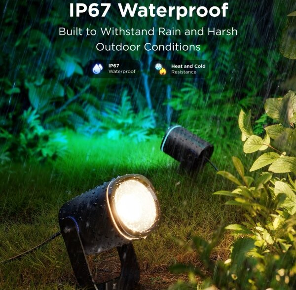 Govee - LED RGBWW Proiettore dimmerabile LED/12W/230V IP67 2700-6500K Wi-Fi