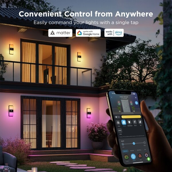 Govee - LED RGBIC Luce esterna dimmerabile LED/230V IP65 2700-6500K Wi-Fi